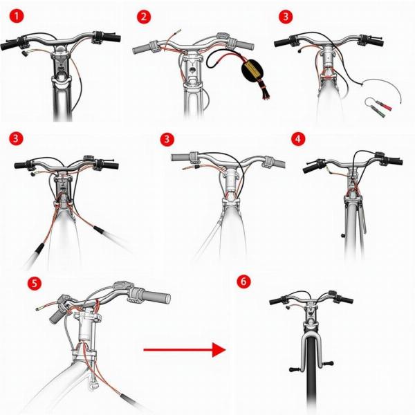 Installation d'un interrupteur étanche moto