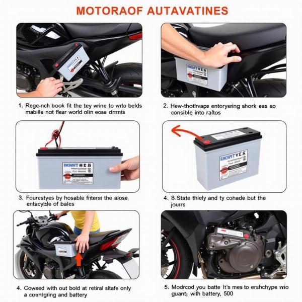 Installation d'une batterie 12V sur une moto