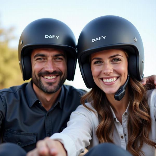 Communication facilitée avec l'intercom moto Dafy