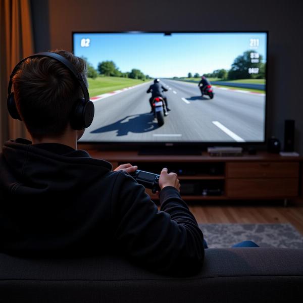 Jeux de course moto et voiture sur console