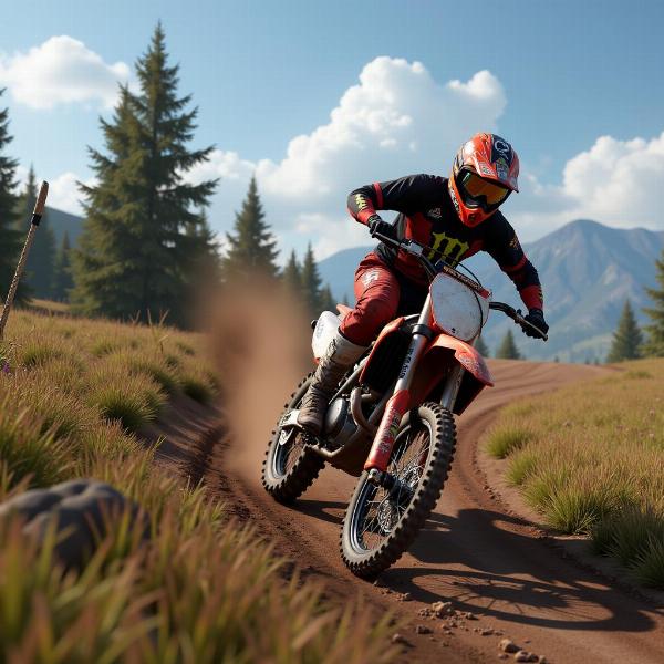 Jeux de moto cross réalistes avec graphismes de pointe