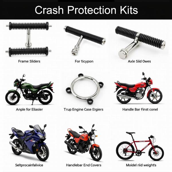 Différents types de kits de protection moto chute