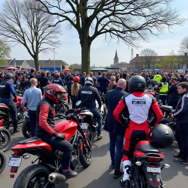 Rassemblement de motards de la Ligue de Bretagne Moto