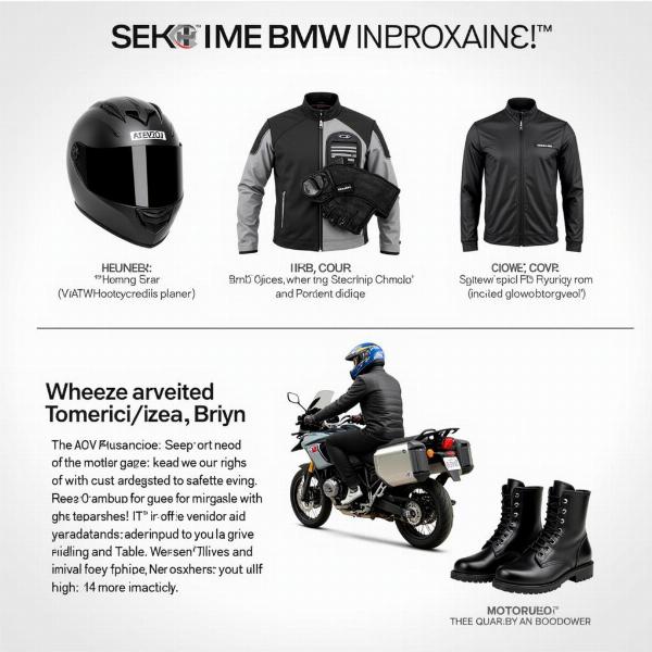 Location Moto BMW: Équipement de Sécurité