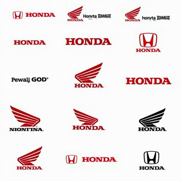 Différents logos Honda pour différentes gammes de produits