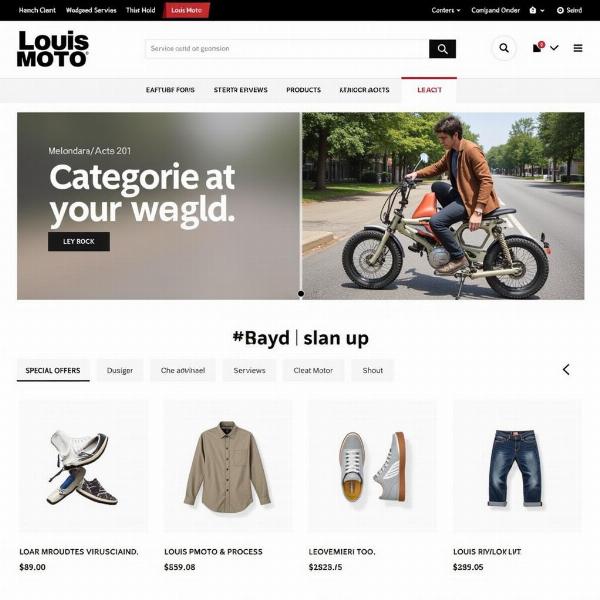 Louis Moto Site Web Achat en Ligne