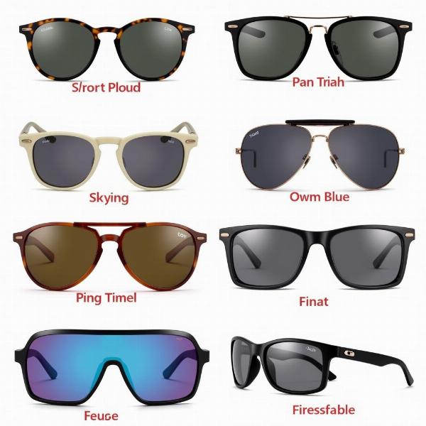 Lunettes de soleil pour moto stylées et design