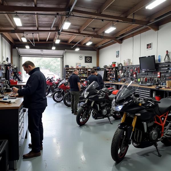 Atelier de réparation de motos à Clermont l'Hérault