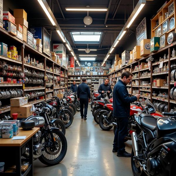 Magasin de pièces moto en France