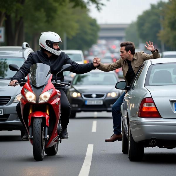 Manque de courtoisie sur la route : source de tension pour les motards