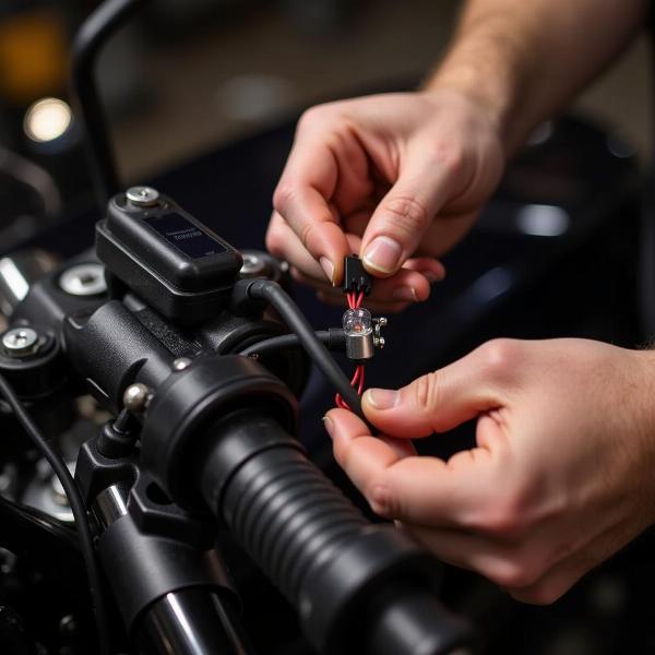 Installation de mini clignotants LED homologués sur une moto