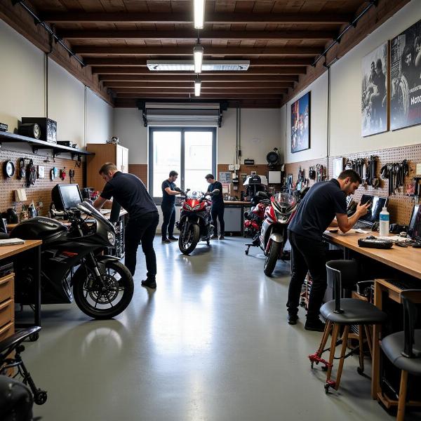 Atelier de réparation Moto Axe Évreux