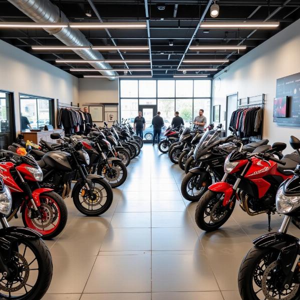 Showroom Moto Axxe Montpellier