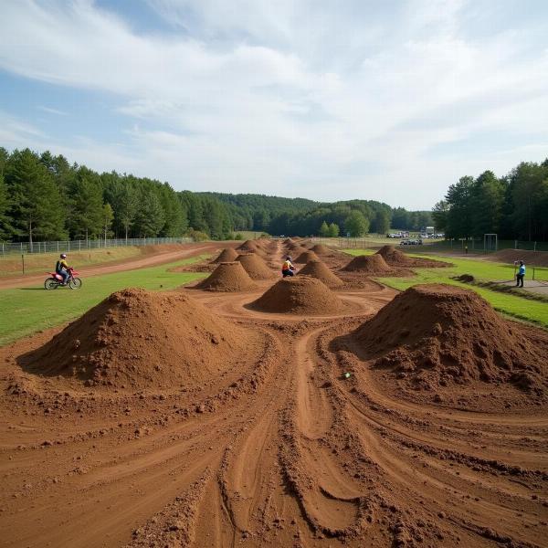 Terrain de motocross à Arleux