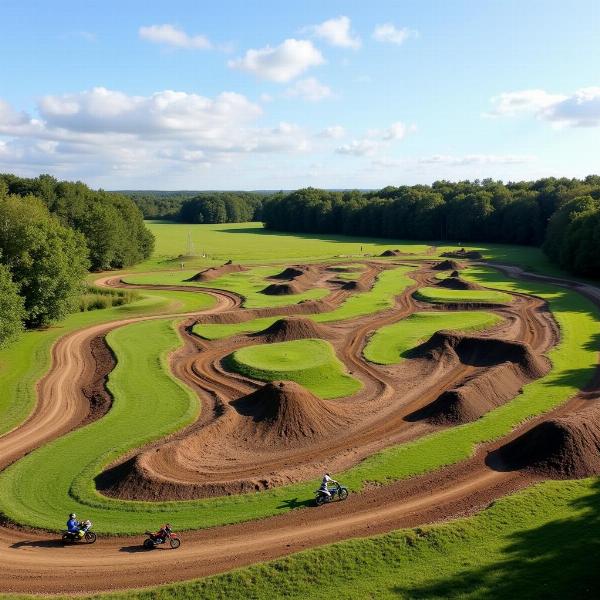 Circuit de Motocross à Château-Gontier