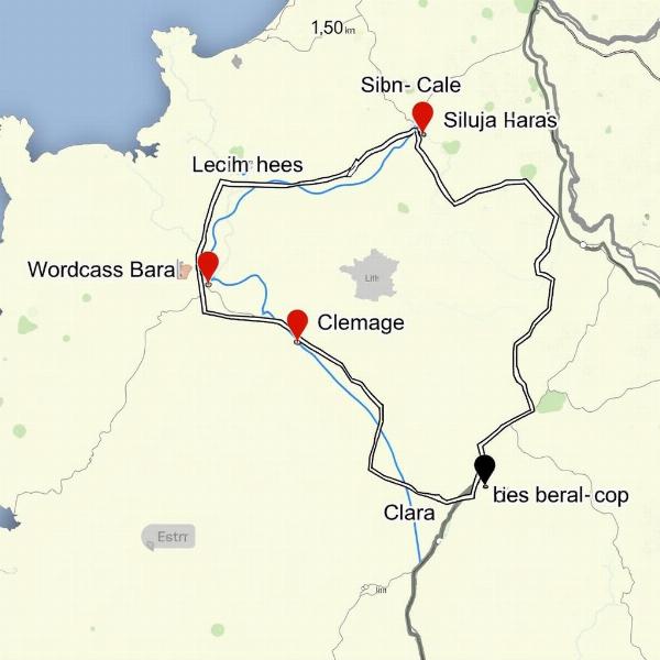 Carte des Circuits de Motocross à Dole