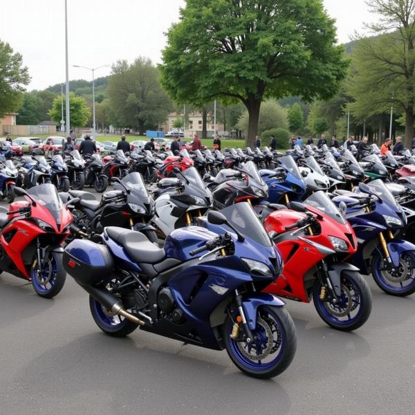 Parc motos moto école Avignon