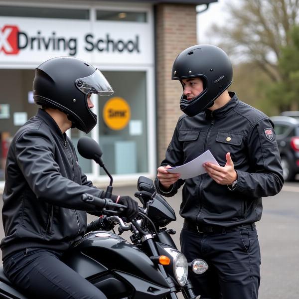 Moniteur moto école Saint-Nazaire