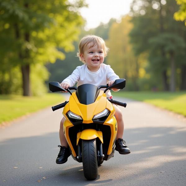 Moto électrique bébé confort