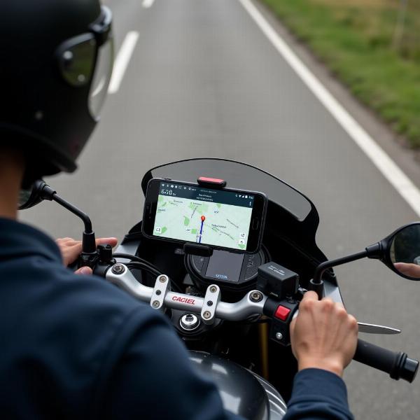 Moto G7 et navigation pour motard