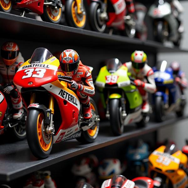 Collection de motos miniatures MotoGP 1/18