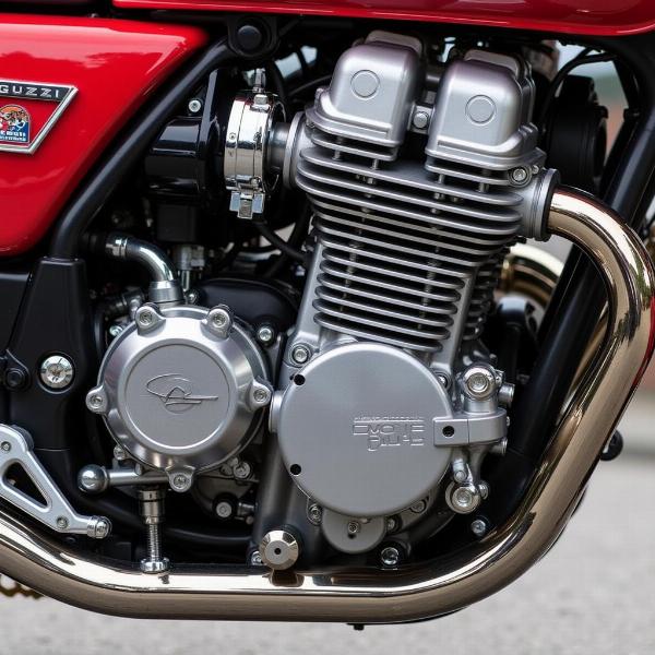 Moteur V11 de la Moto Guzzi Le Mans