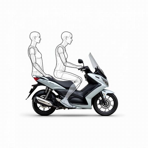 Ergonomie et confort d'une moto route 125