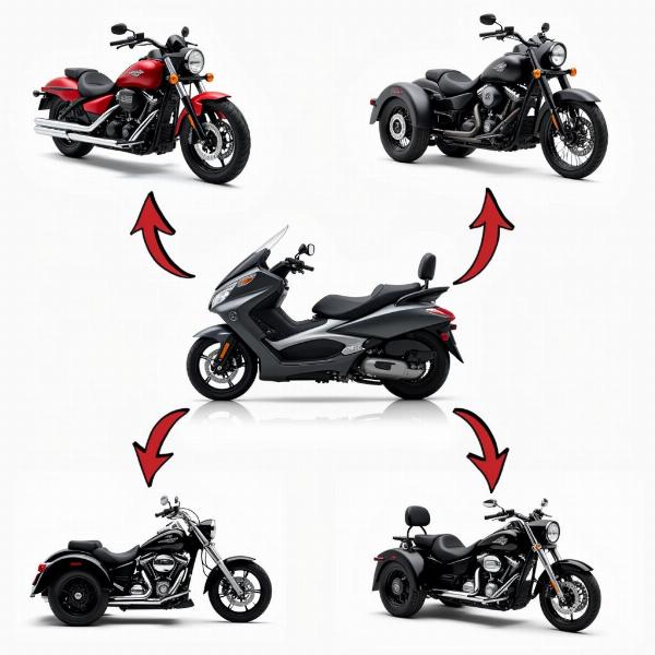 Types de motos à trois roues