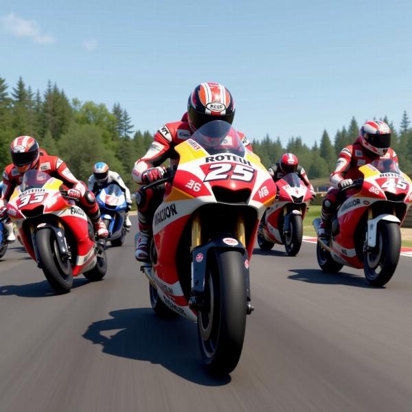 Multijoueur en ligne de MotoGP sur PS5