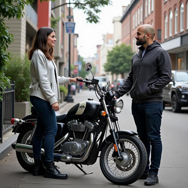 Négocier le prix de vente d'une moto sans contrôle technique