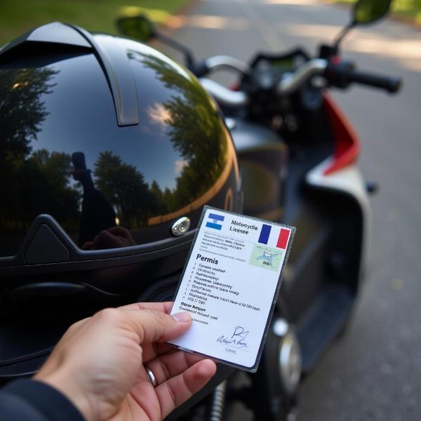 Passer le permis moto avec le permis B