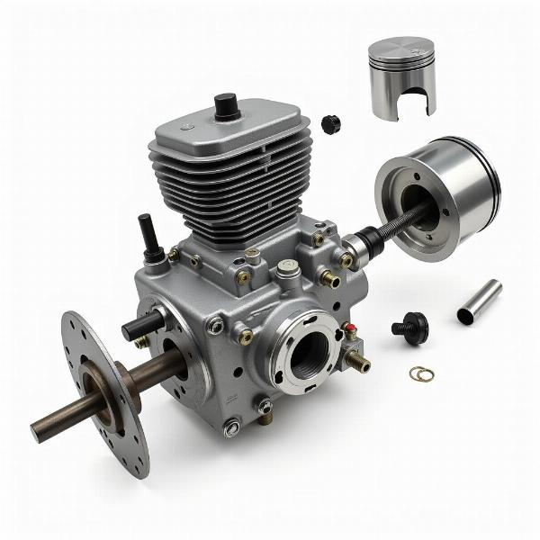 Moteur 50cc éclaté