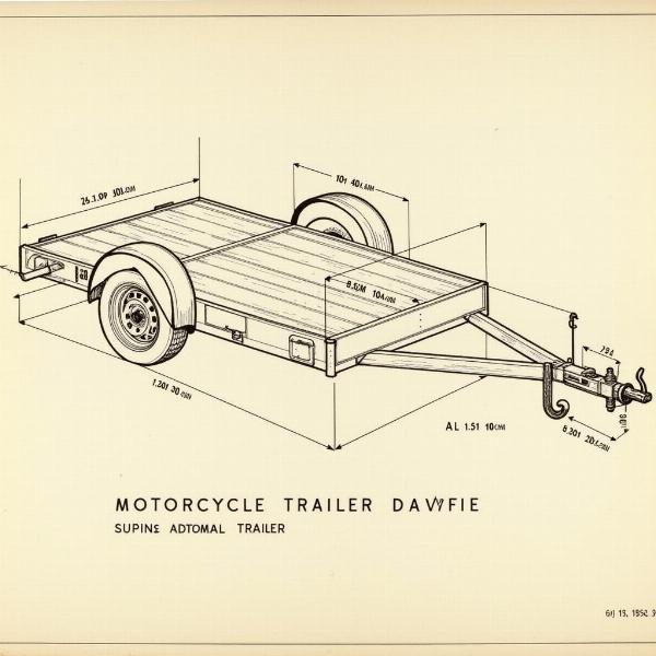 Plan construction remorque moto dimensions