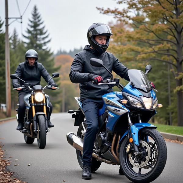 Préparation pour une Concentration Moto