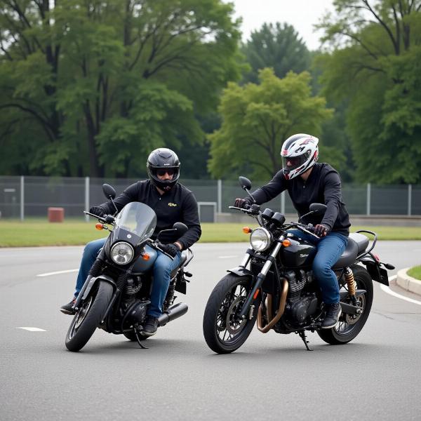 Préparation à l'examen du permis moto