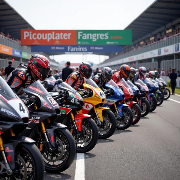 Puissance des motos au départ des 24h du Mans