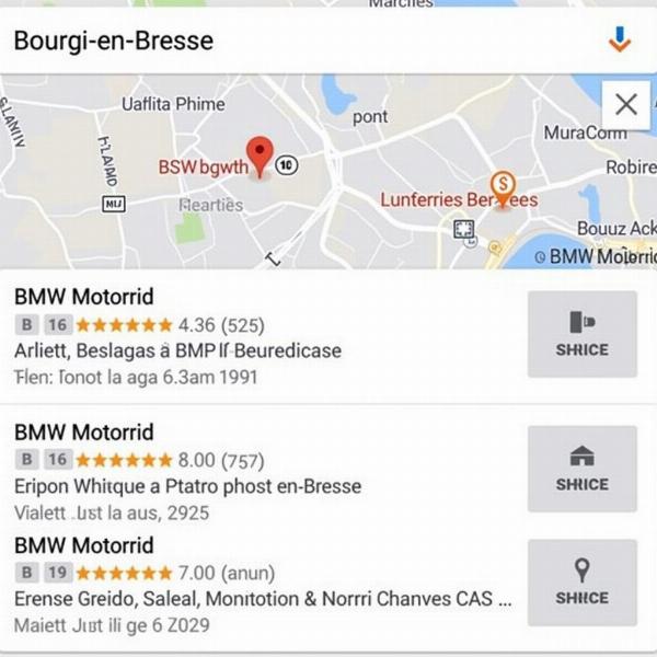 Recherche concessionnaire BMW à Bourg-en-Bresse