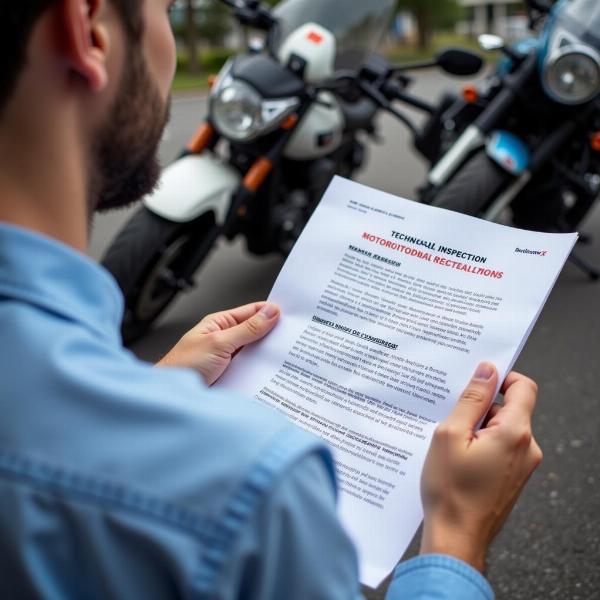 Réglementation Contrôle Technique Moto