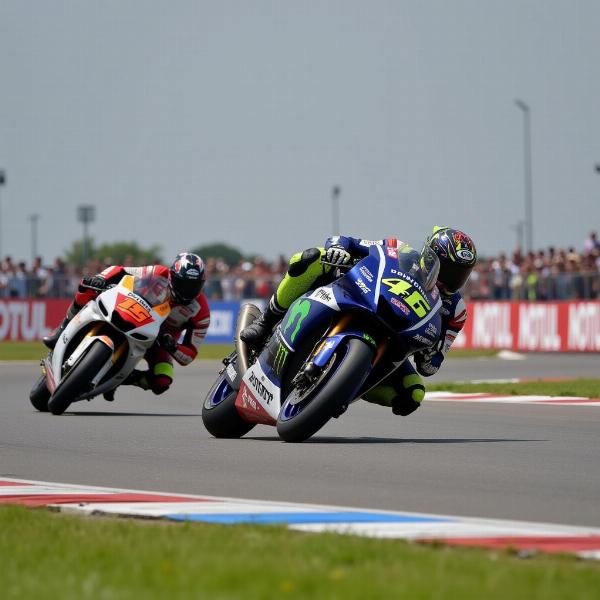 Dépassement spectaculaire au MotoGP Assen 2024