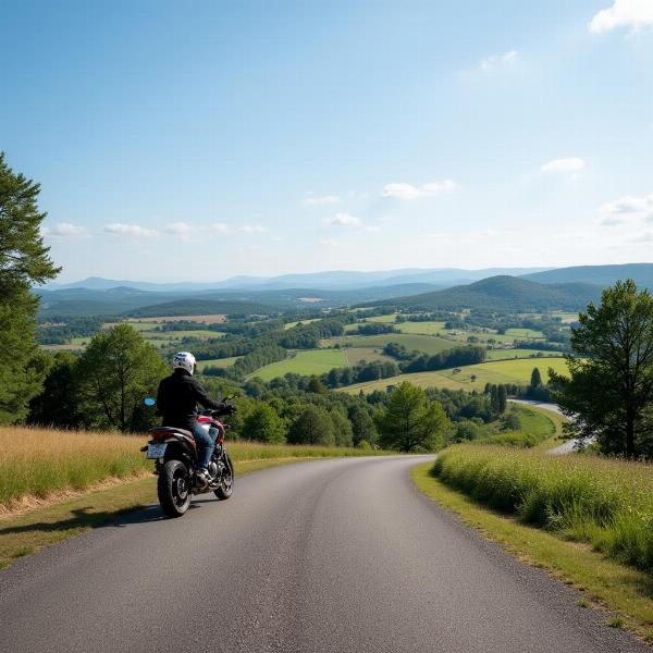 Road trip moto en France : paysages magnifiques