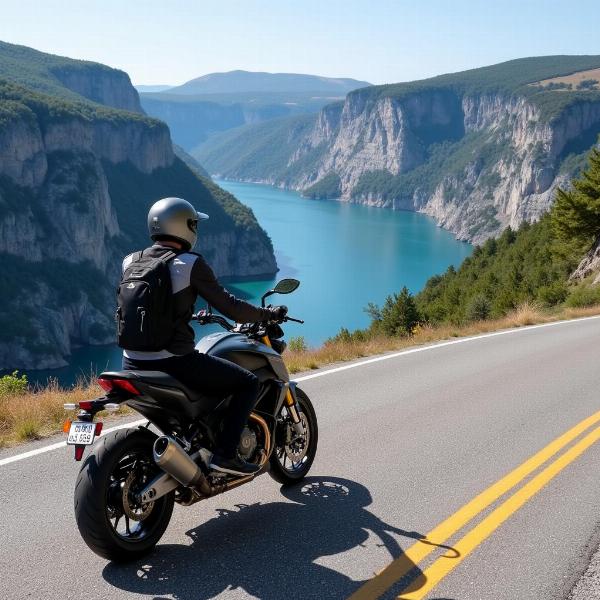 Les Gorges du Verdon en moto