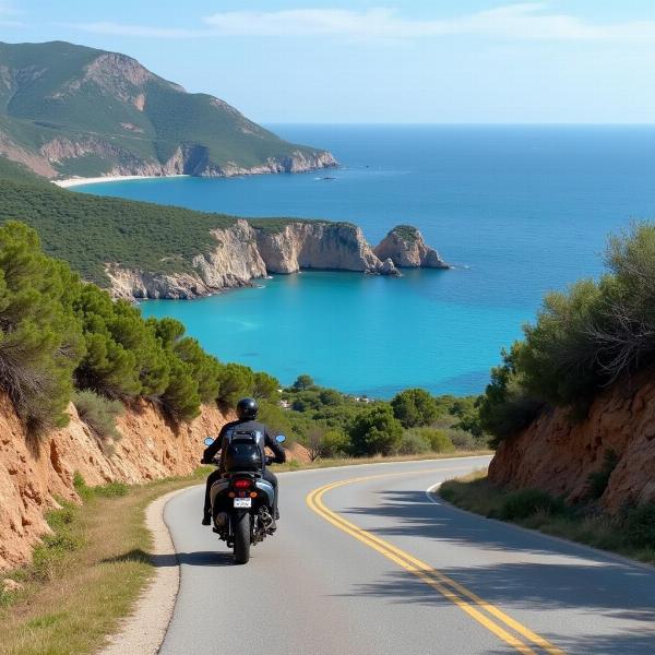 Routes côtières en Sardaigne