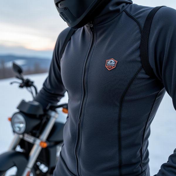 Sous-vêtement thermique moto pour l'hiver