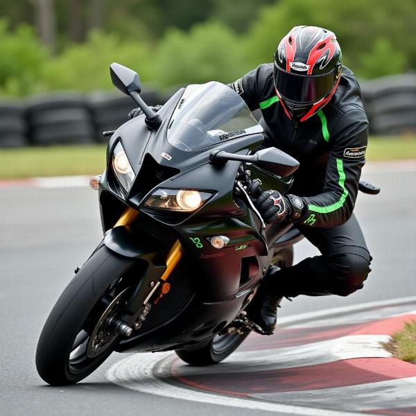 Kawasaki ZX-6R d'occasion, idéale pour la piste