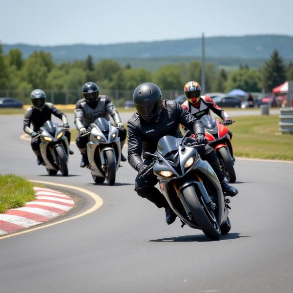 Stage de perfectionnement moto sur circuit