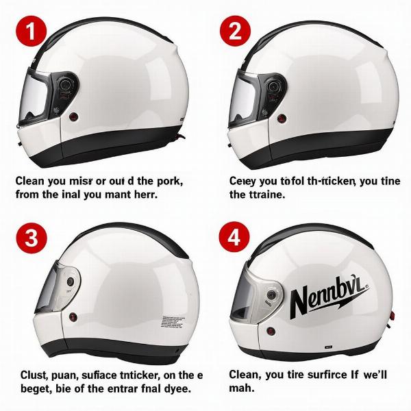 Conseils pour poser des stickers sur son casque moto