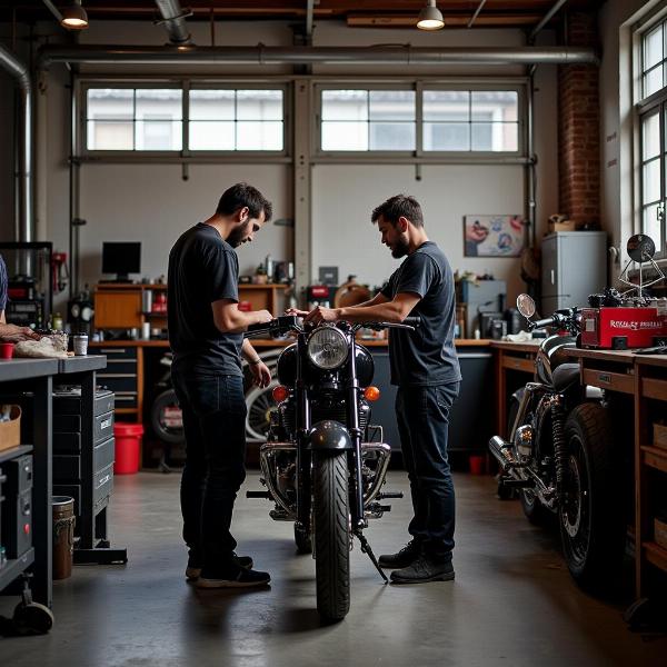 Atelier d'entretien Subra Motos Royal Enfield