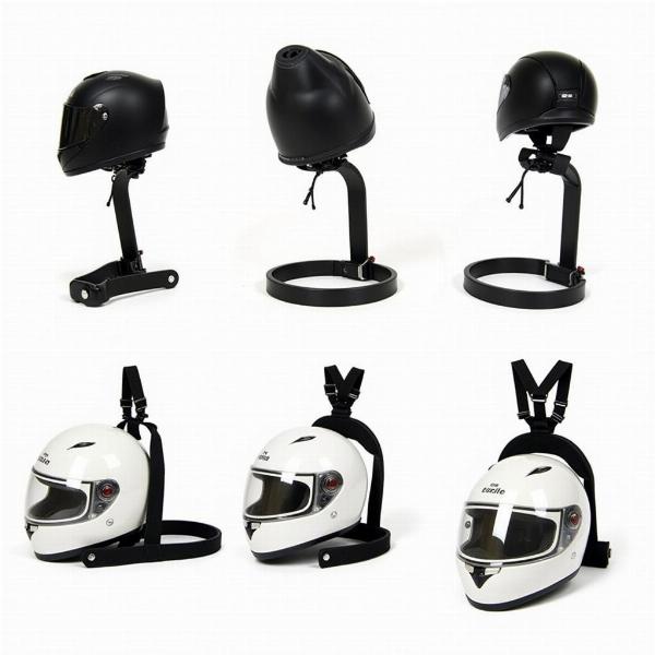 Support casque moto portables