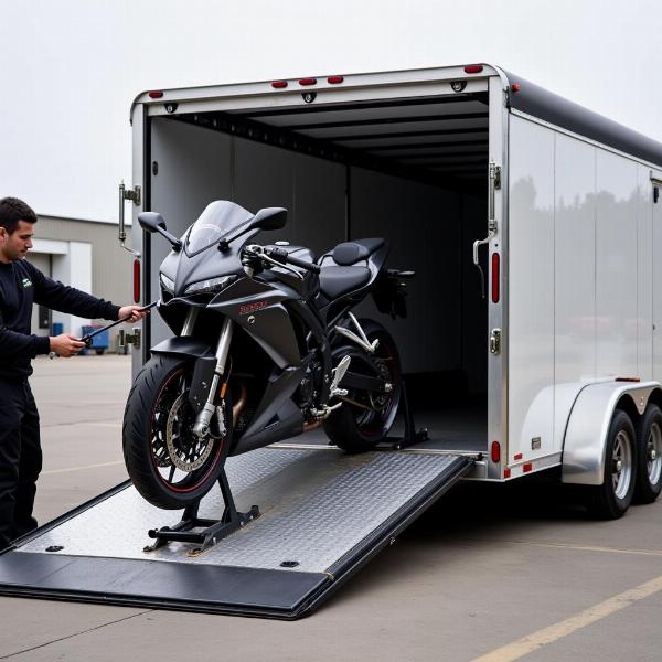 Transporteur moto spécialisé