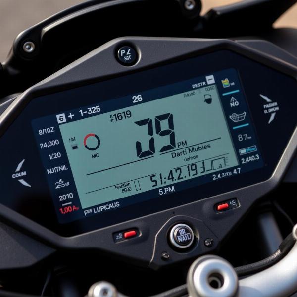 Tableau de Bord TFT de la Triumph Speed Triple 1200 RS